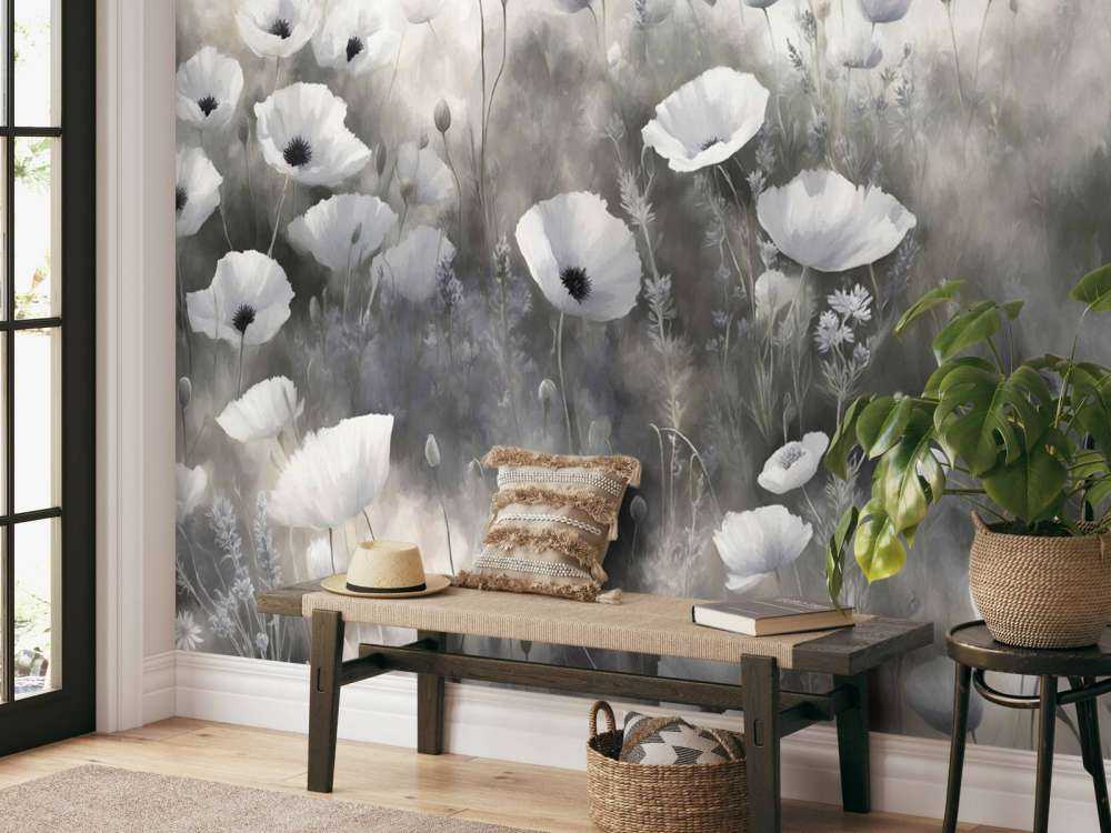 Wildflower dance - grey