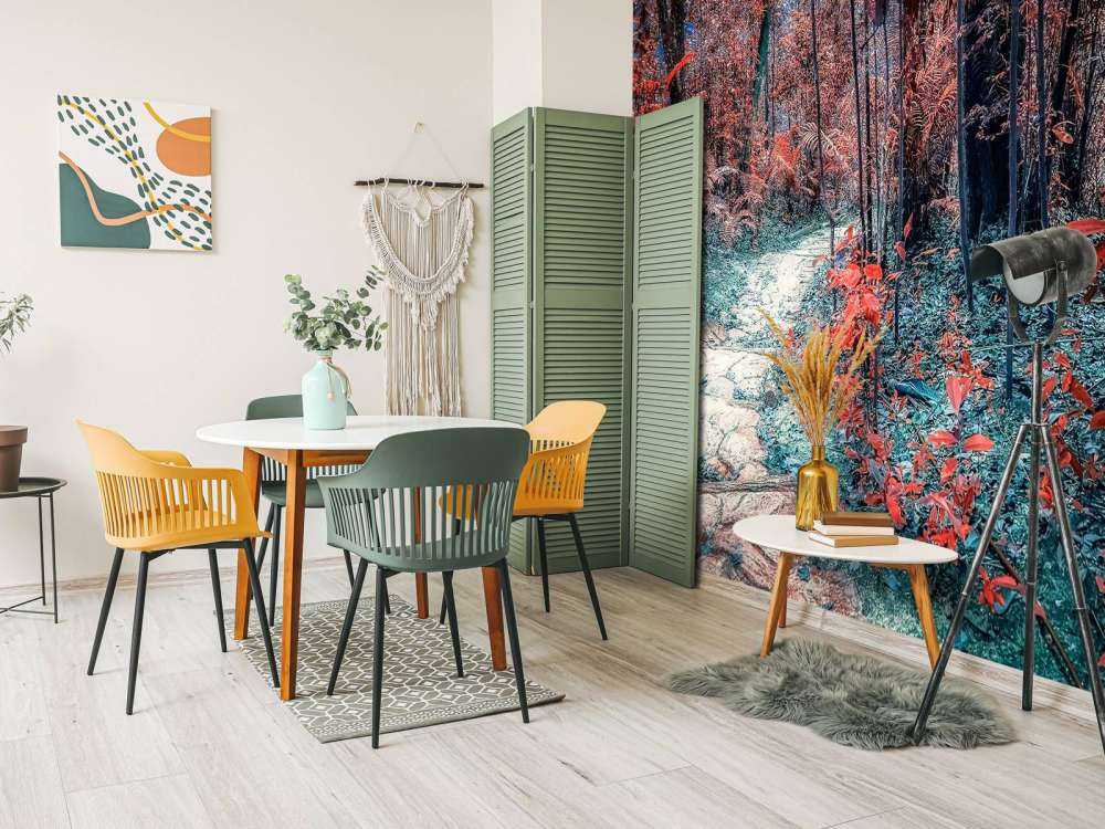 Dieprood pad door droomwoud