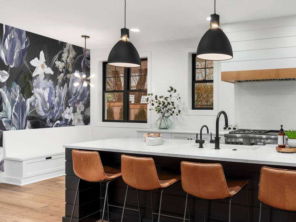 Bouquet with pions Blue