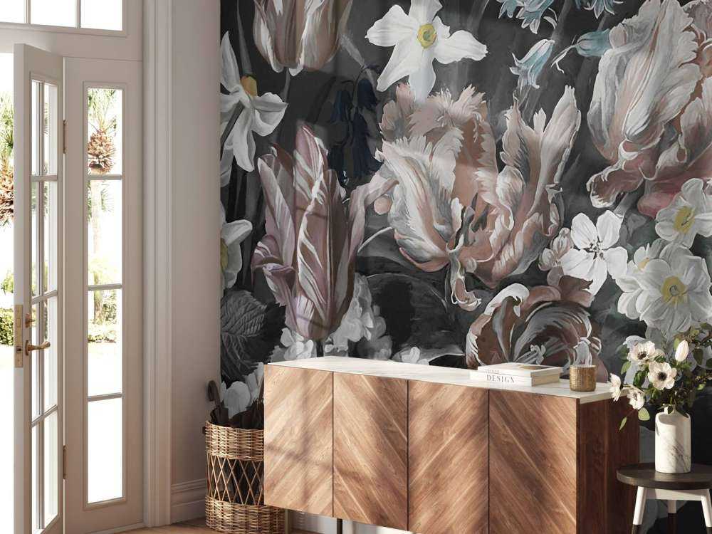 Bouquet with pions Orange