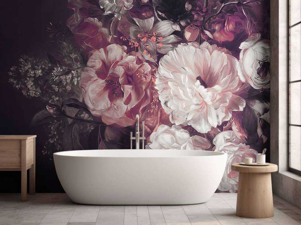 Bouquet with lilac Red