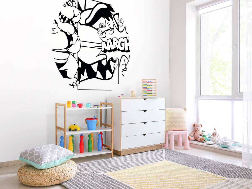 Monsterkracht in stripscènes