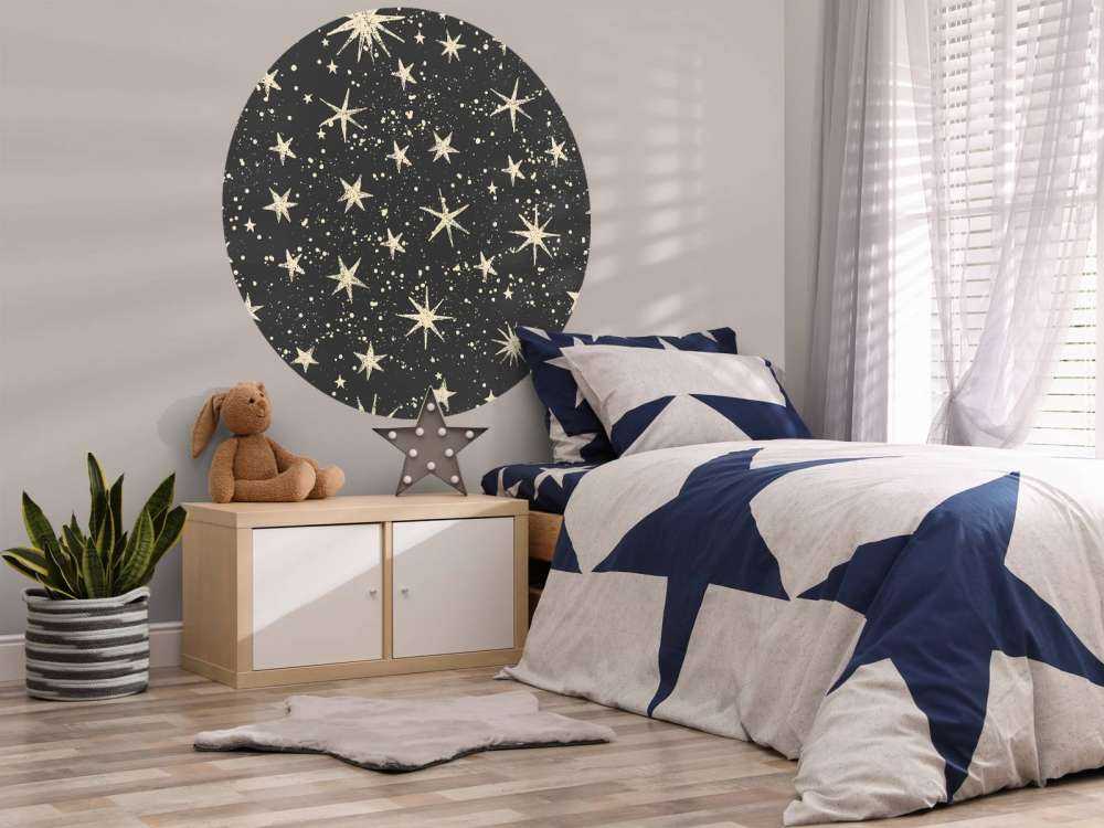 Sprankelende vintage sterrennacht