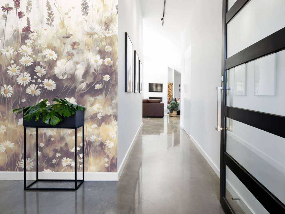 Lush Greenery of Summer Golden Brown