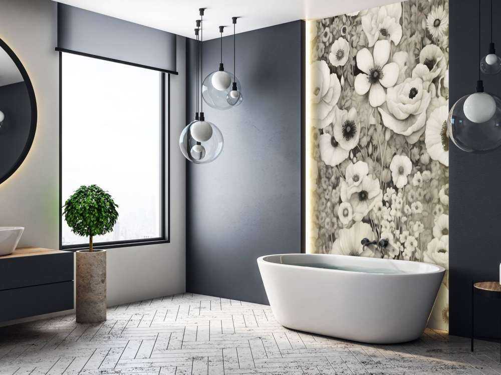 Poppy Tale Monochrome Dark Green