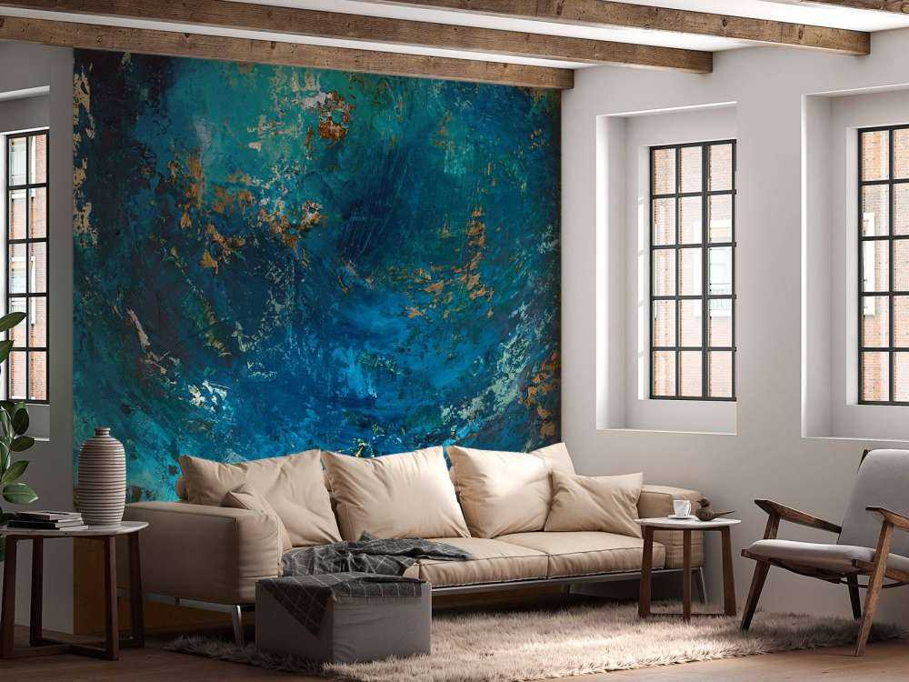 Geschilderde water impressie