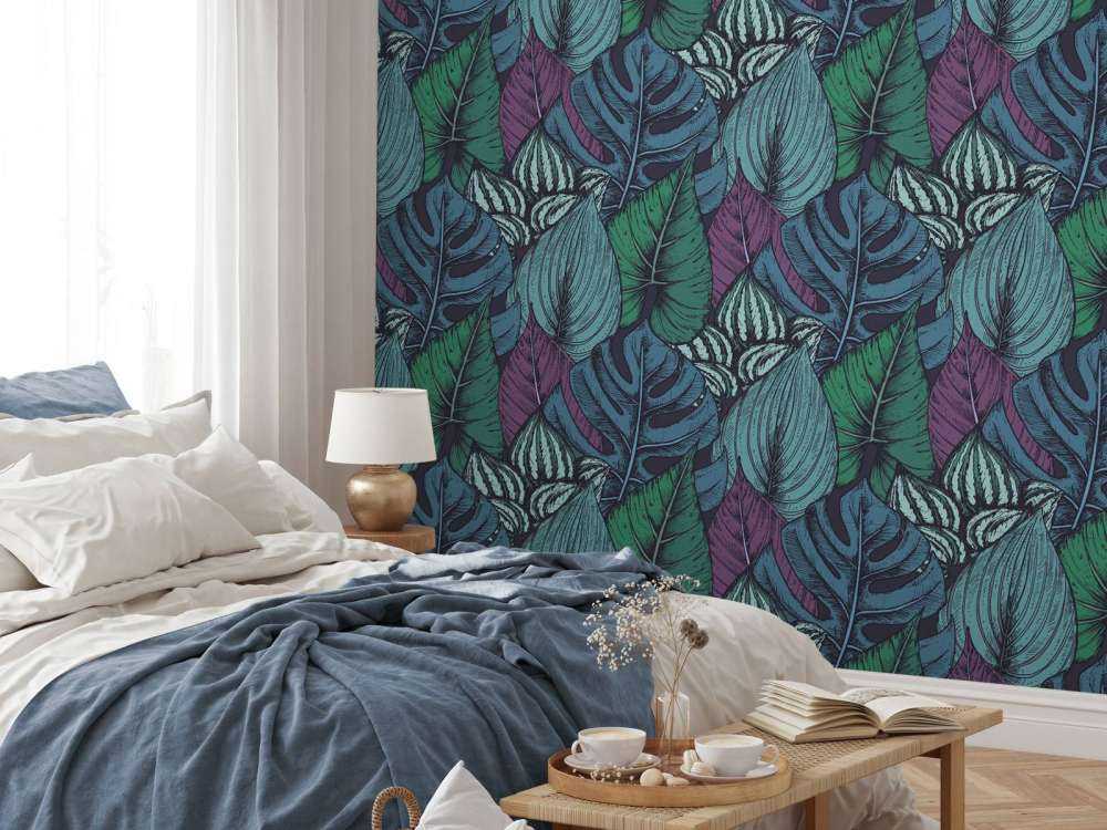 Tropisch bladerpatroon