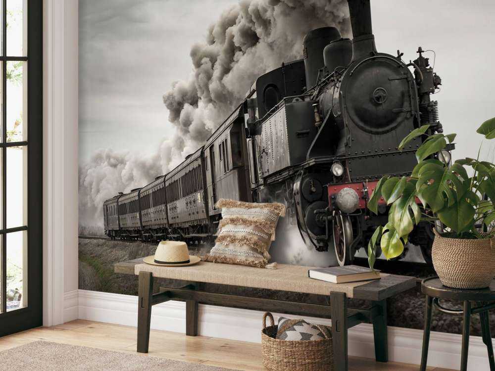 Vintage stoomtrein