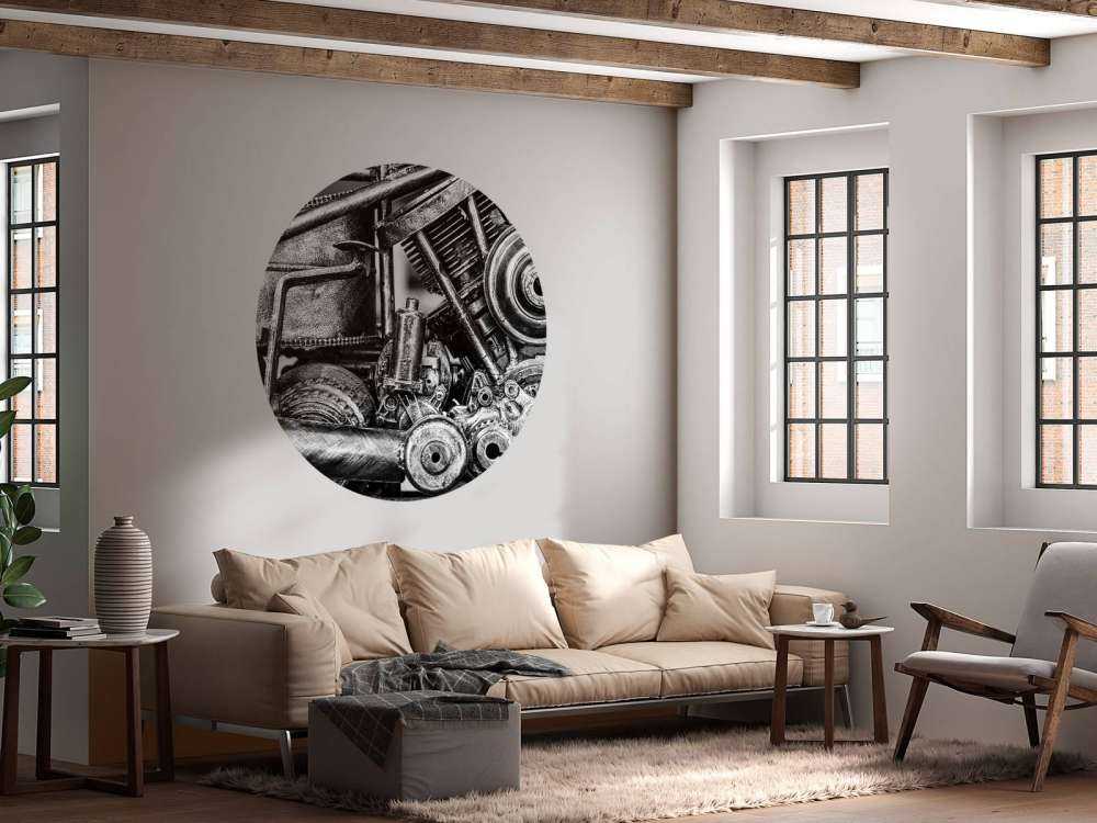 Motorblok van een motor