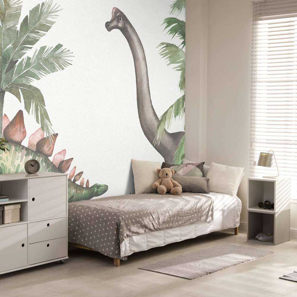 Dinosaurussen in de jungle
