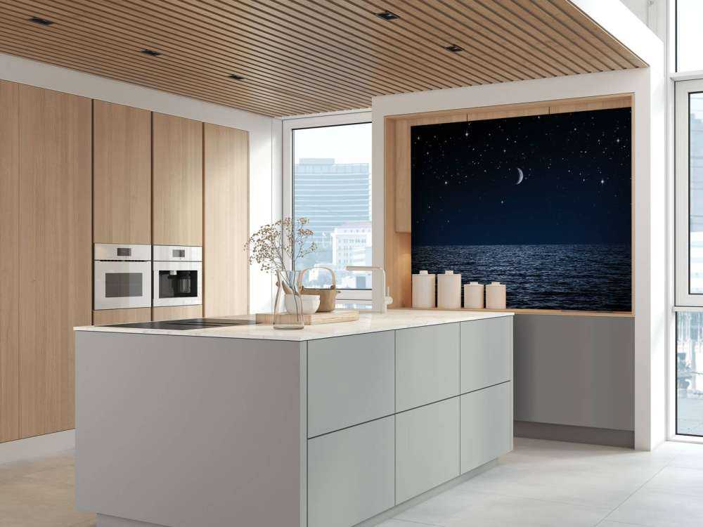 Sterrenhemel boven de zee