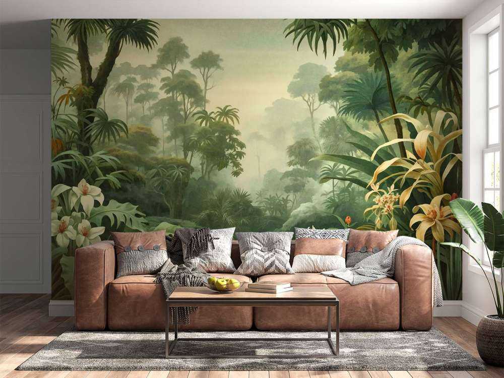 Tropical rainforest botanical escape