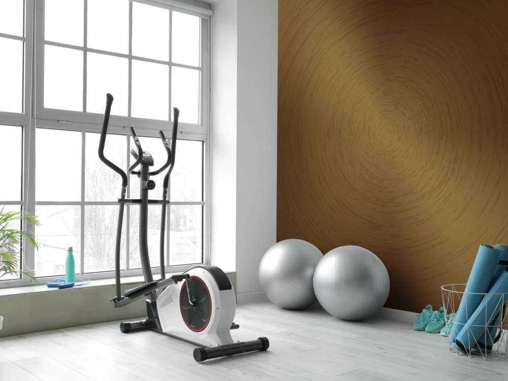 Bronzen cirkelvormige achtergrond