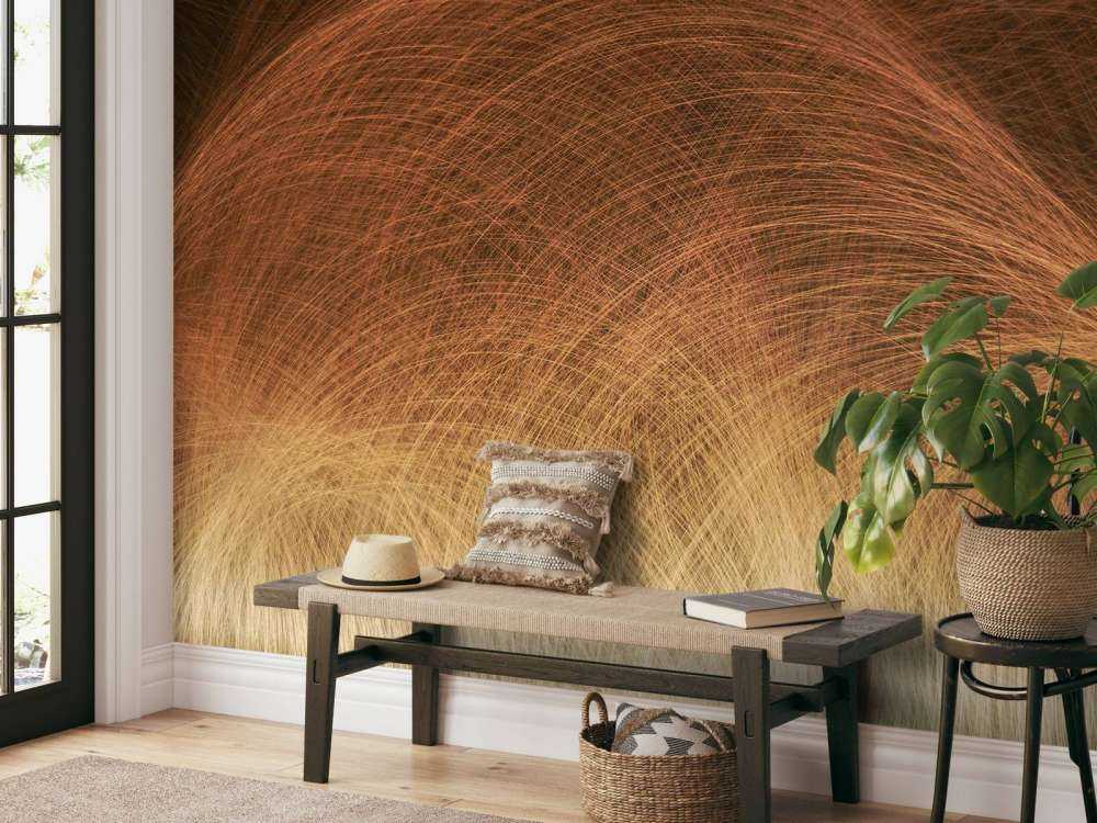 Gouden cirkelpatroon