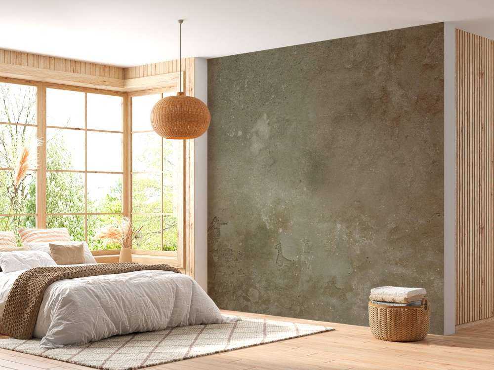 Oude muur met verweerde stuc