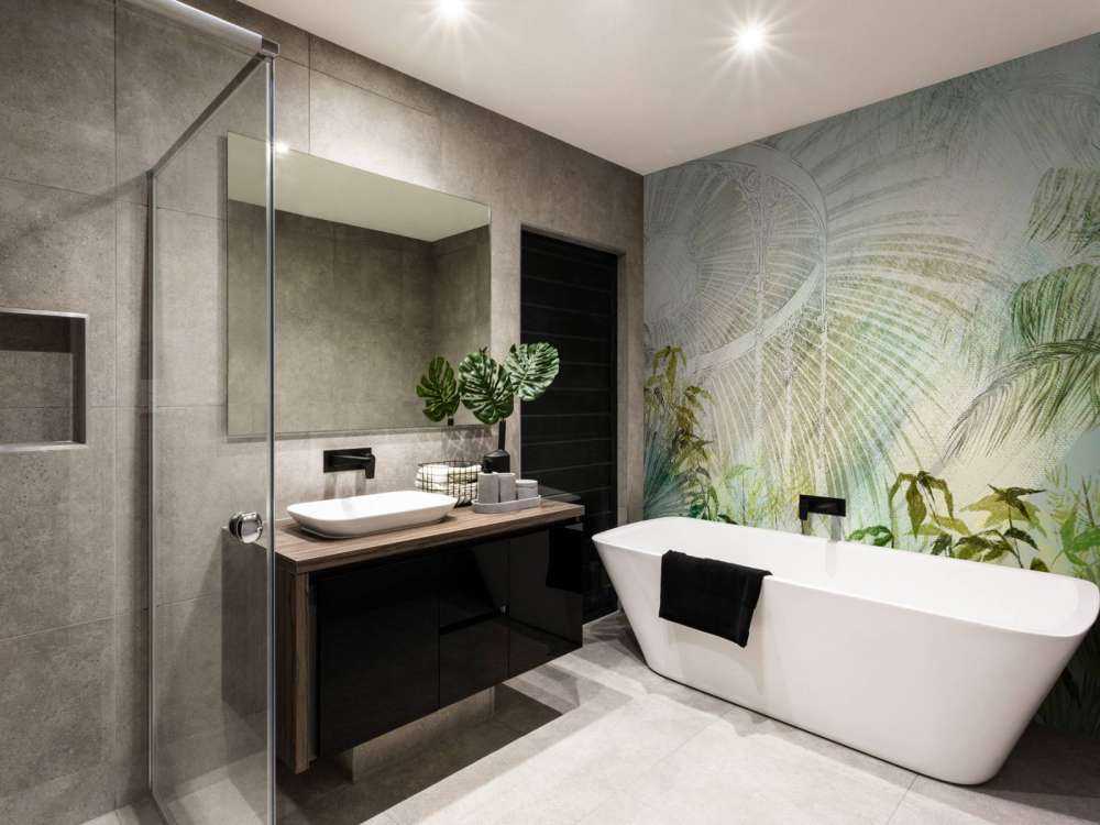 Kas met tropische planten