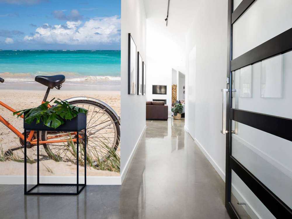 Fiets op het strand