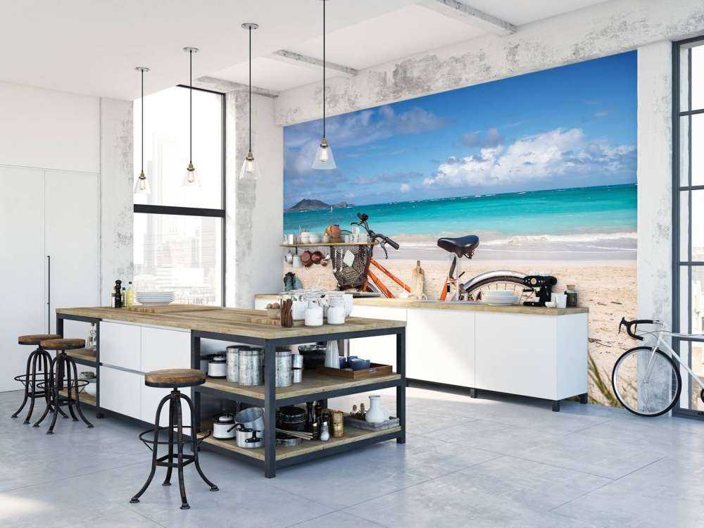 Fiets op het strand