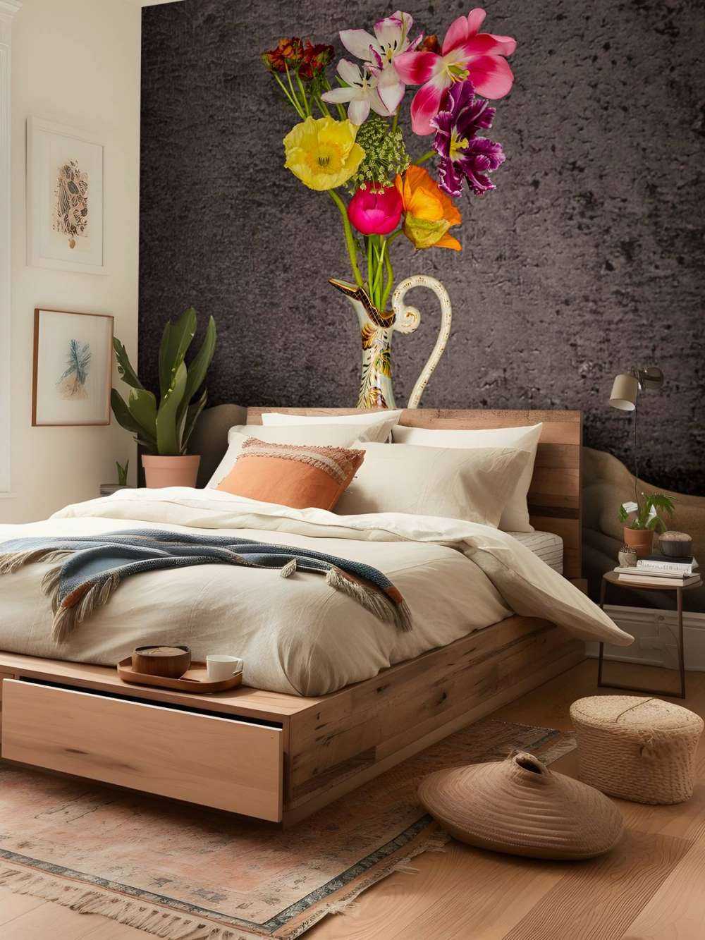 Bloemen in klassieke vaas