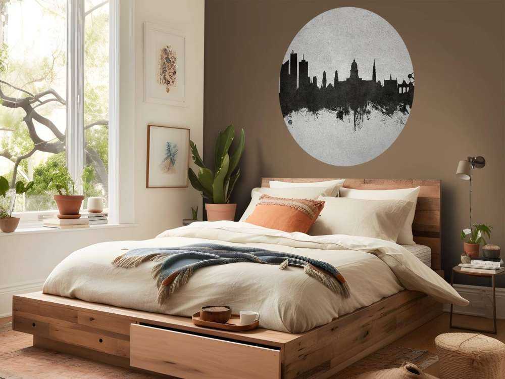 Waterverf skyline, Brussel