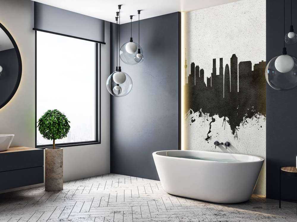 Waterverf skyline, Tokyo