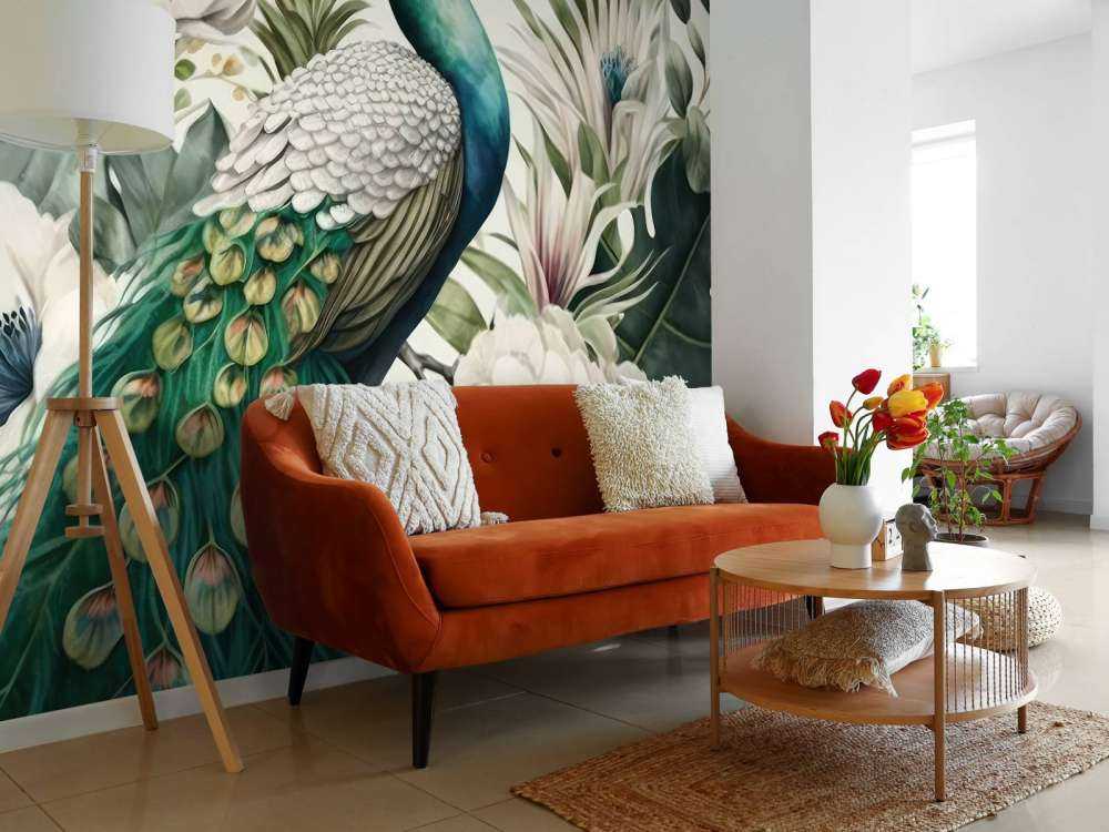 Pauwenflora in Harmonie