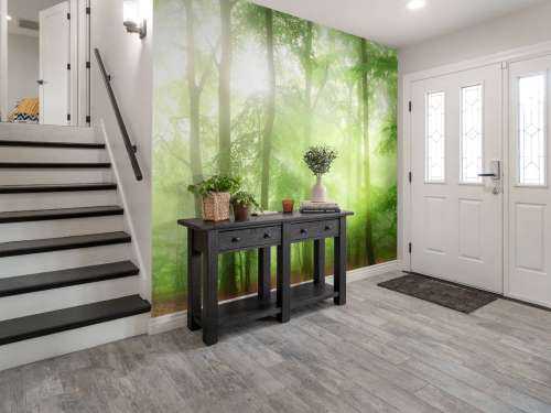 Groen bos panorama