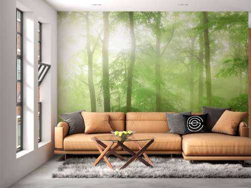 Groen bos panorama