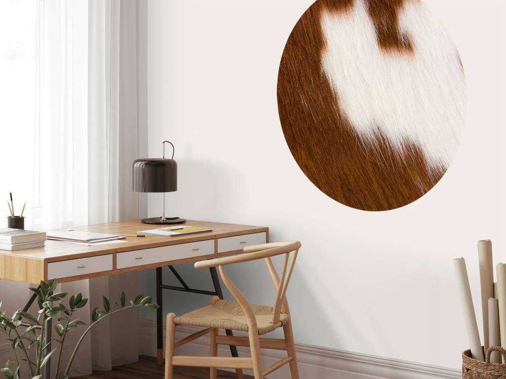 Koeienhuid roodbonte koe