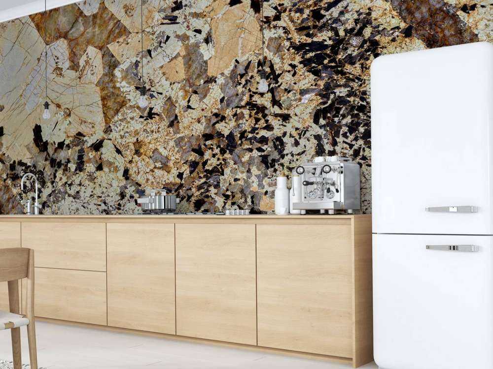 Bruin gekleurd marmer