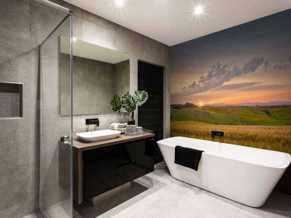 Zonsondergang in Italiaans landschap