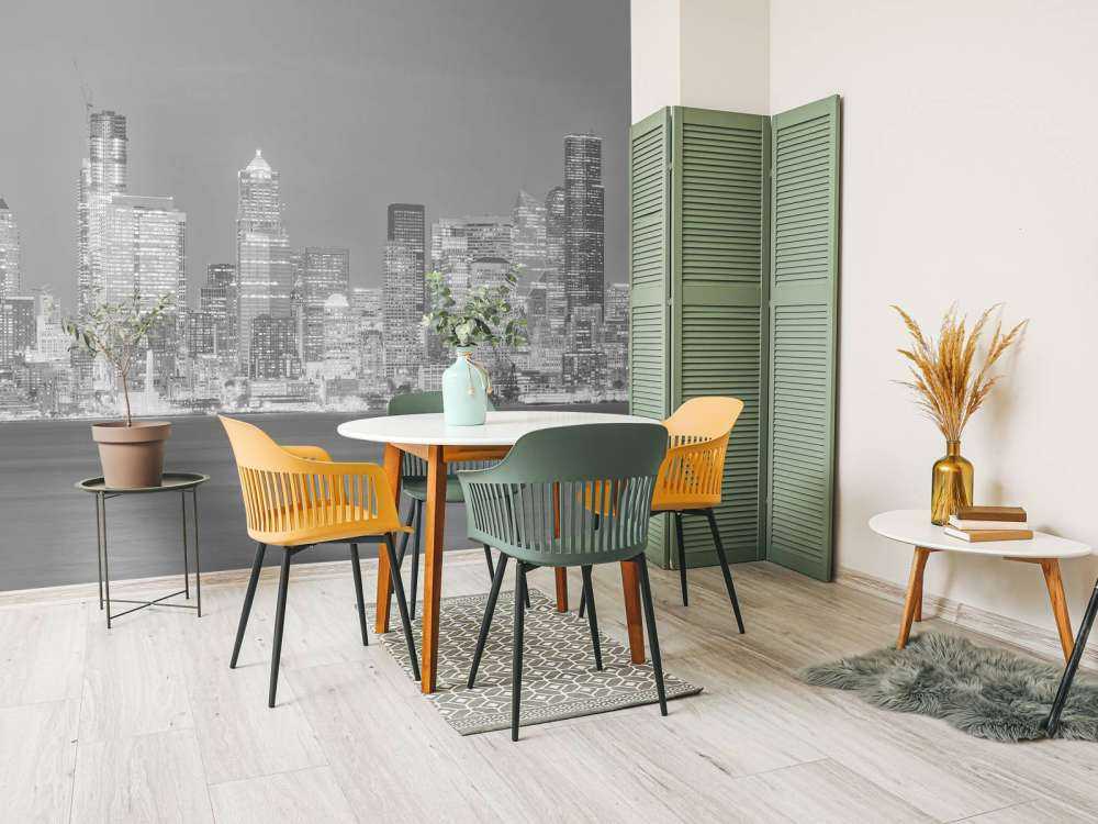 Skyline Seatlle in zwart - wit