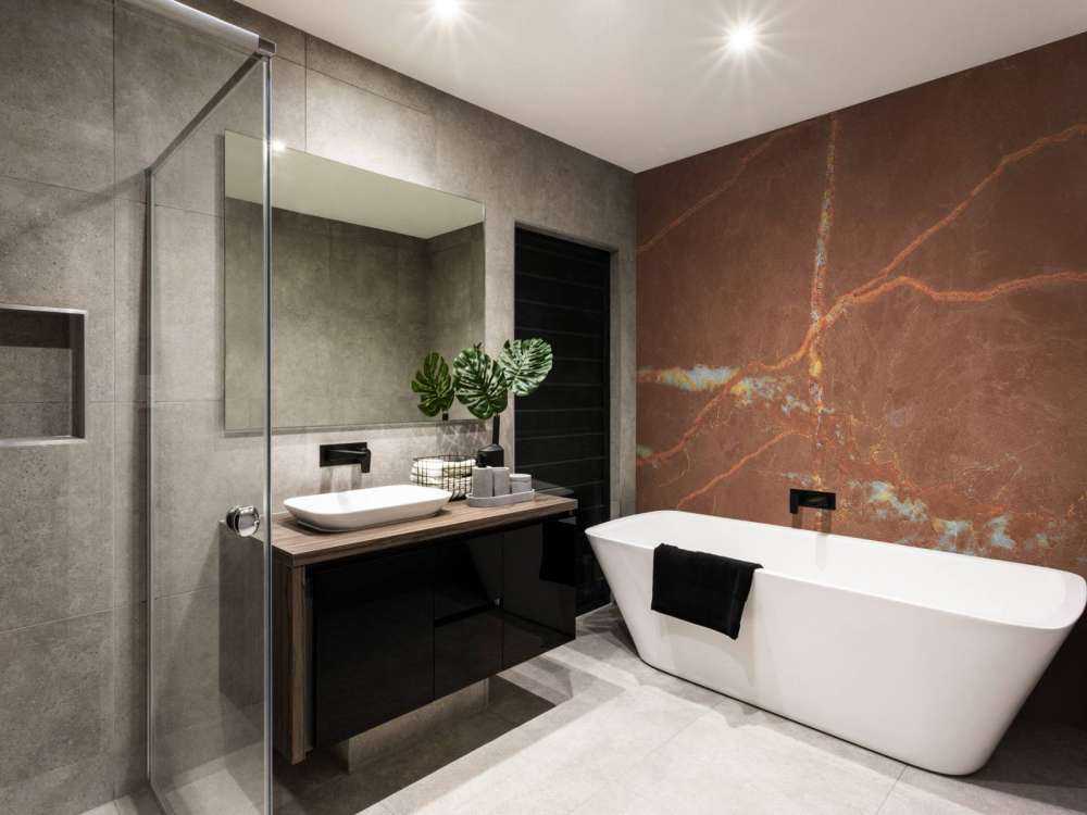 Terracotta marmer met lijnen