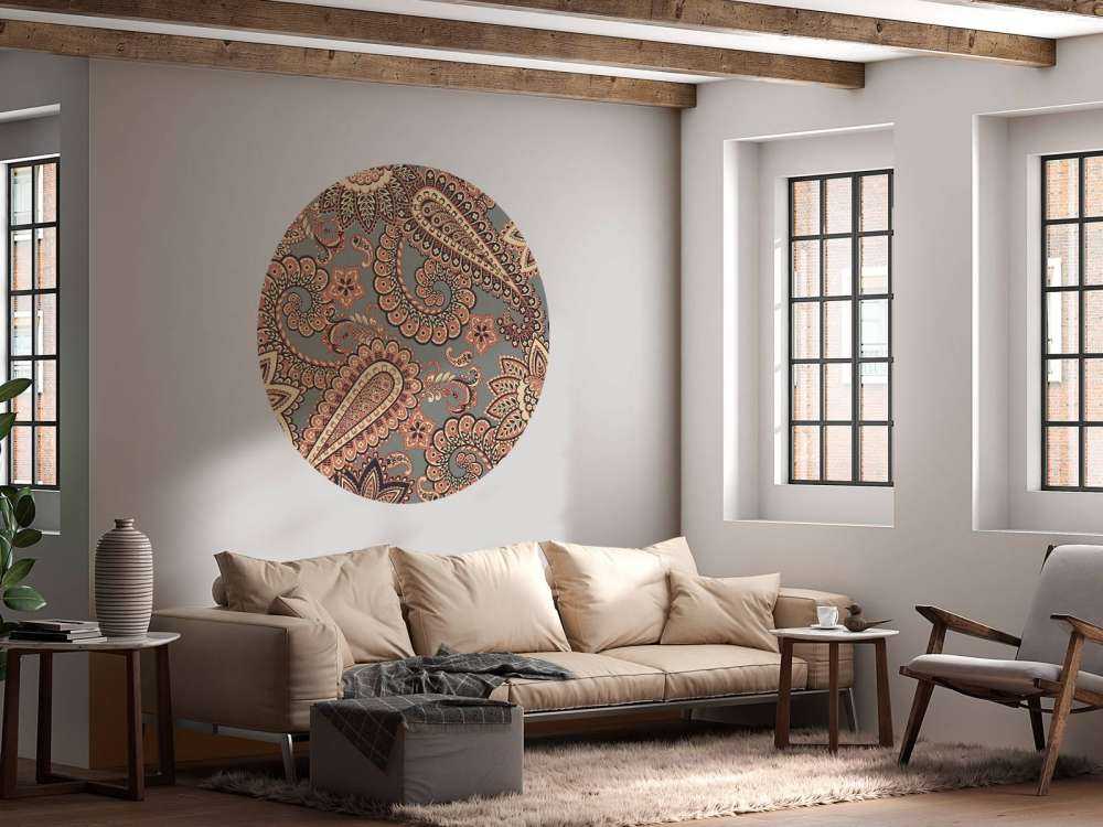 Oude indiaanse bloemen patronen