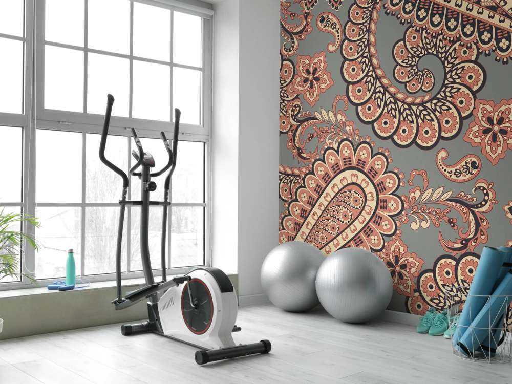 Oude indiaanse bloemen patronen