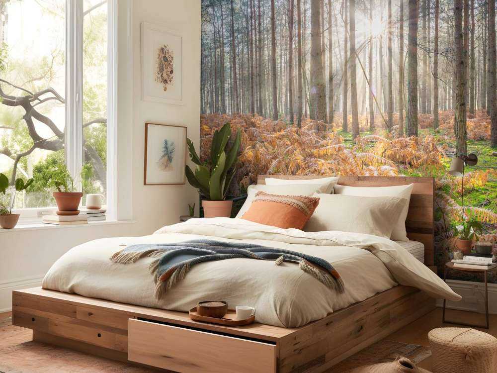 Bos tijdens de zonsopkomst