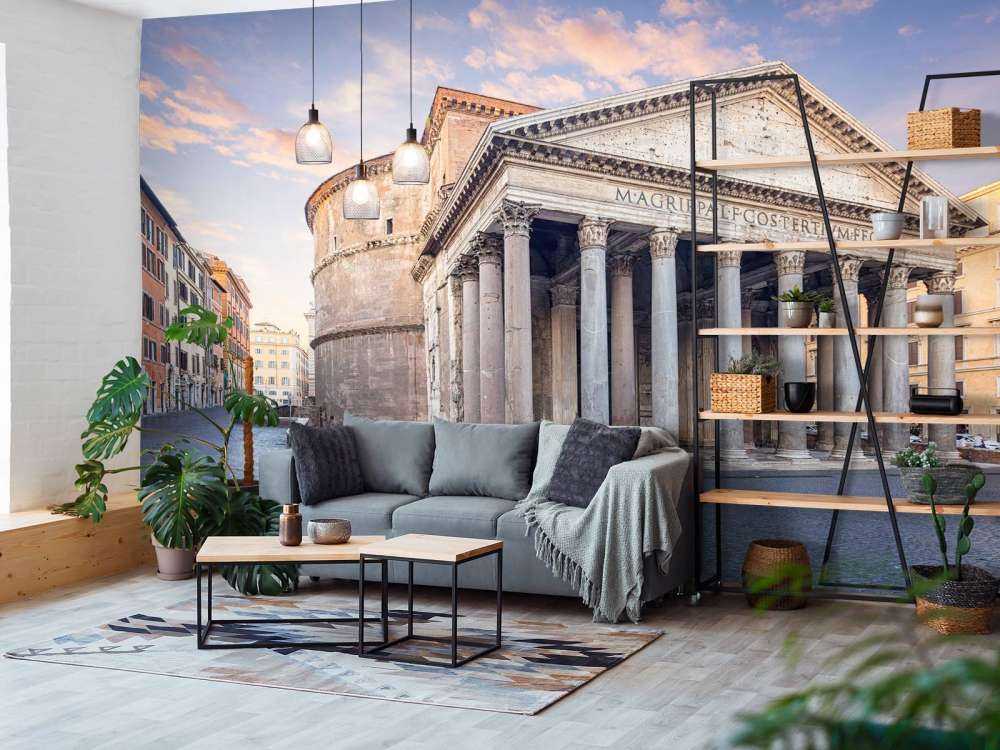 Uitzicht op het Pantheon