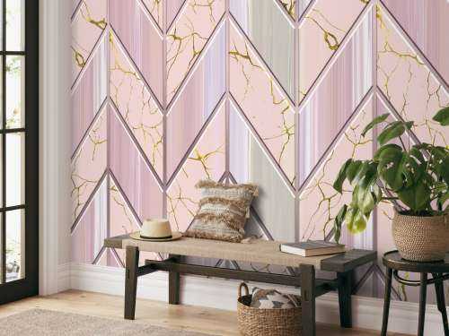 Tegelpatroon roze