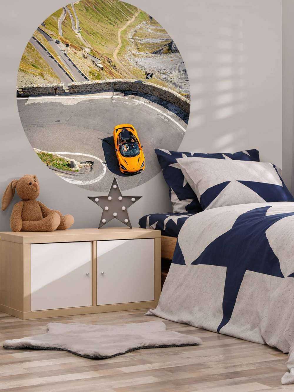 McLaren op Stelviopas - color