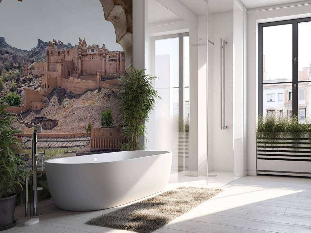 Woestijnfort met koninklijke bogen