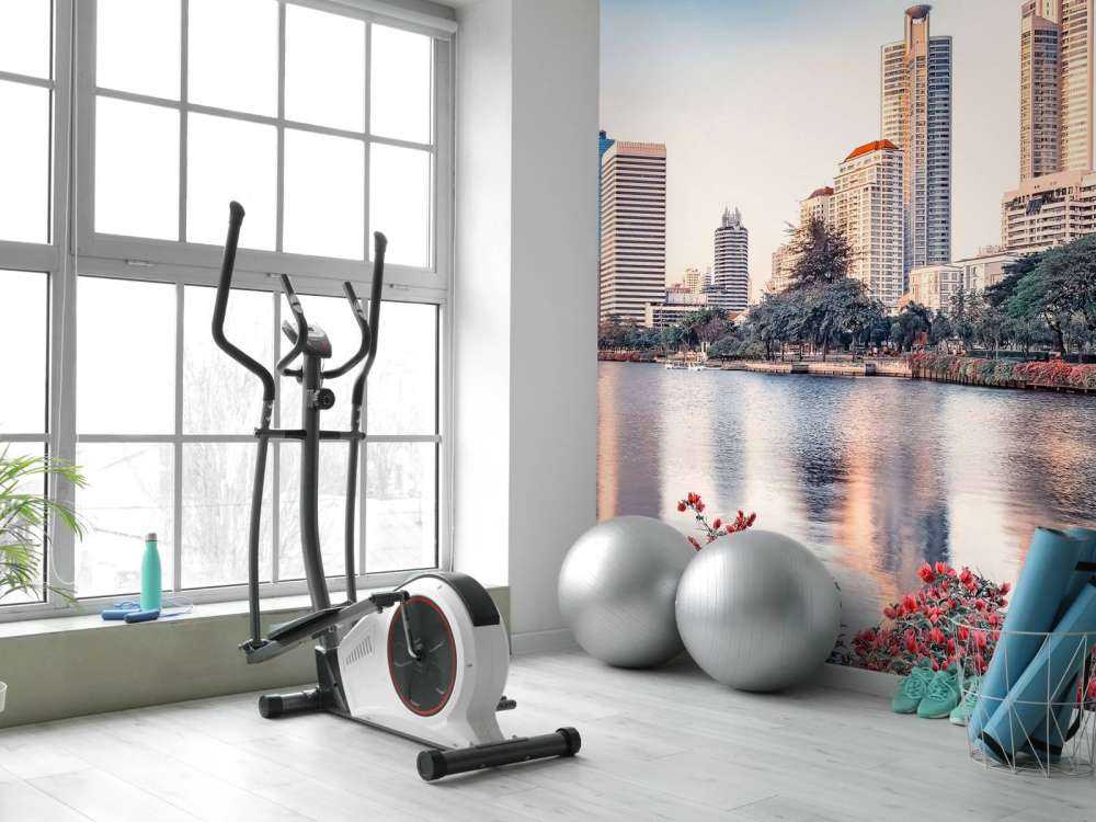 Bloemen aan de stadswaterkant