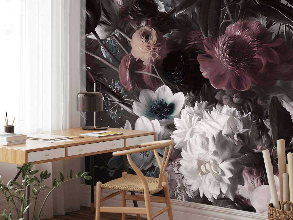 Big bouquet with anemones Orange