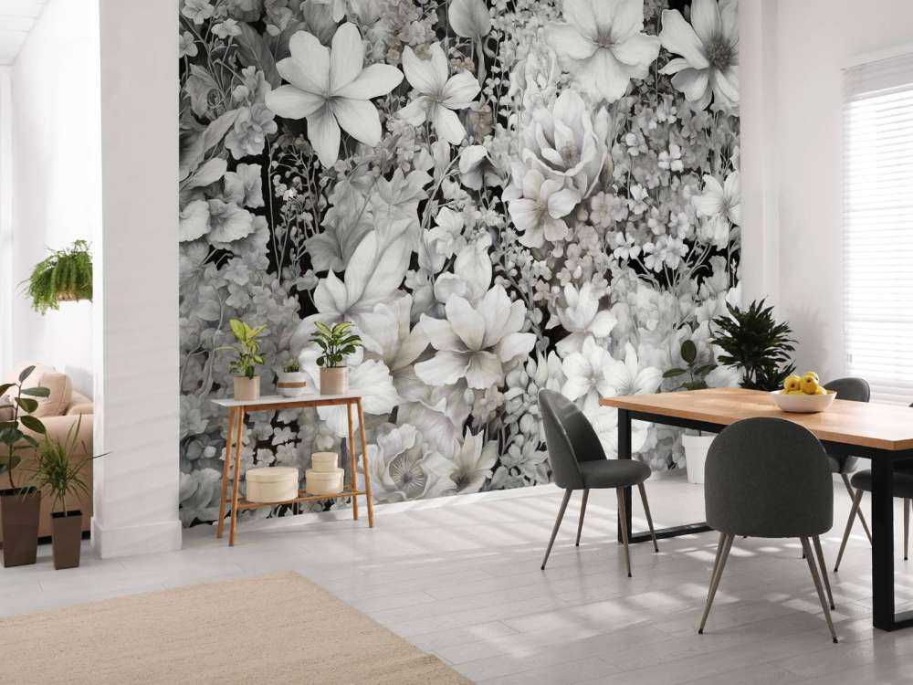 Flower festivalSEAMLESS Beige