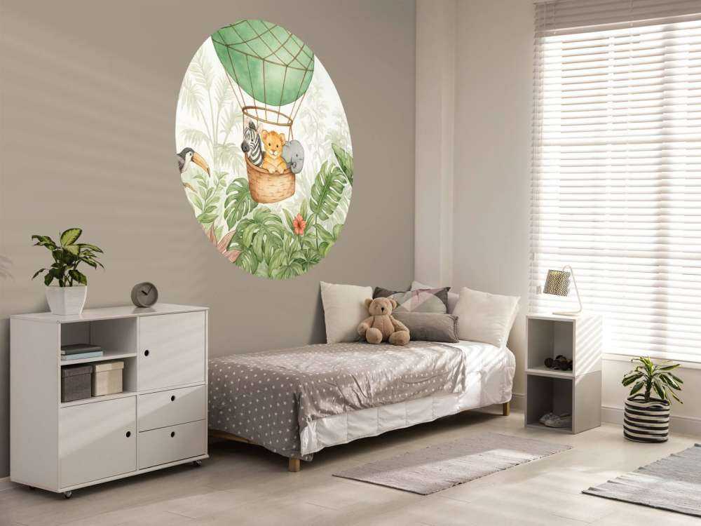 Jungleballon met kleine vrienden