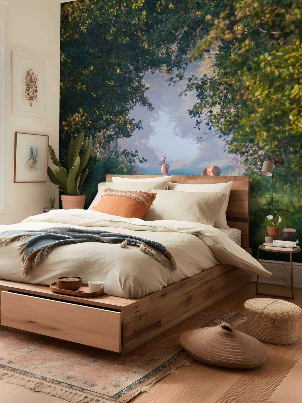 Bosdieren in het Morgenlicht