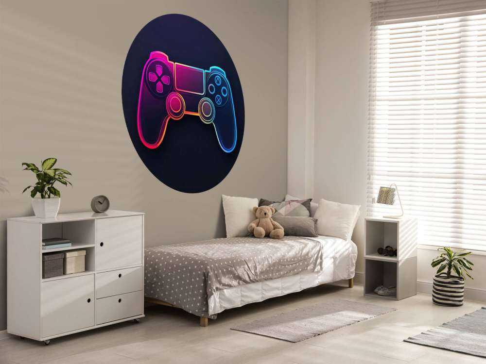 Neon Gaming Controller