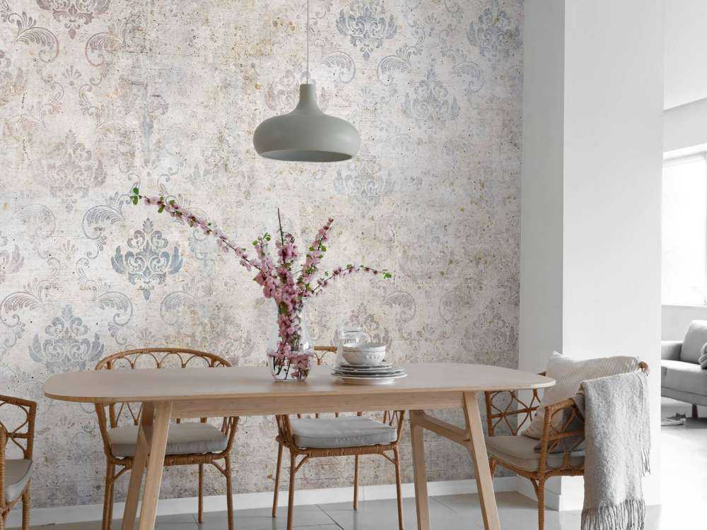 Verweerde klassieke ornamentsluier