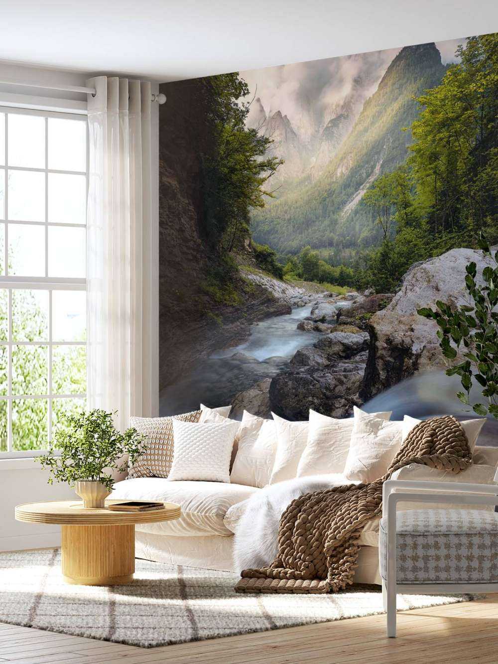 Bergstroom in de Wildernis