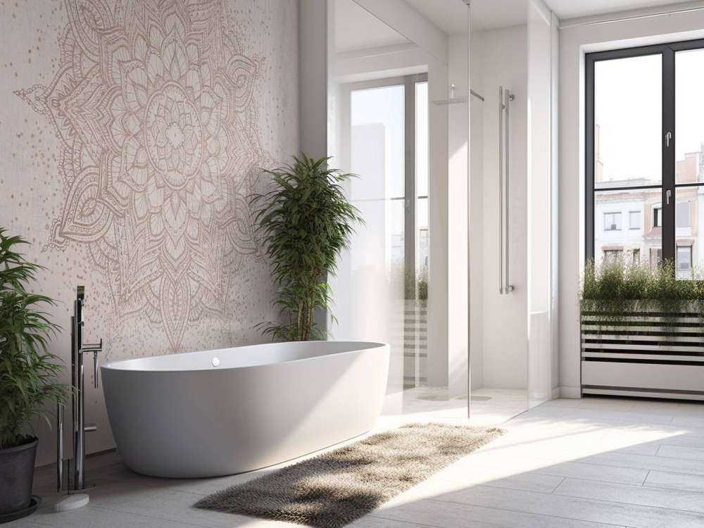 Zandkleurige mandala symfonie