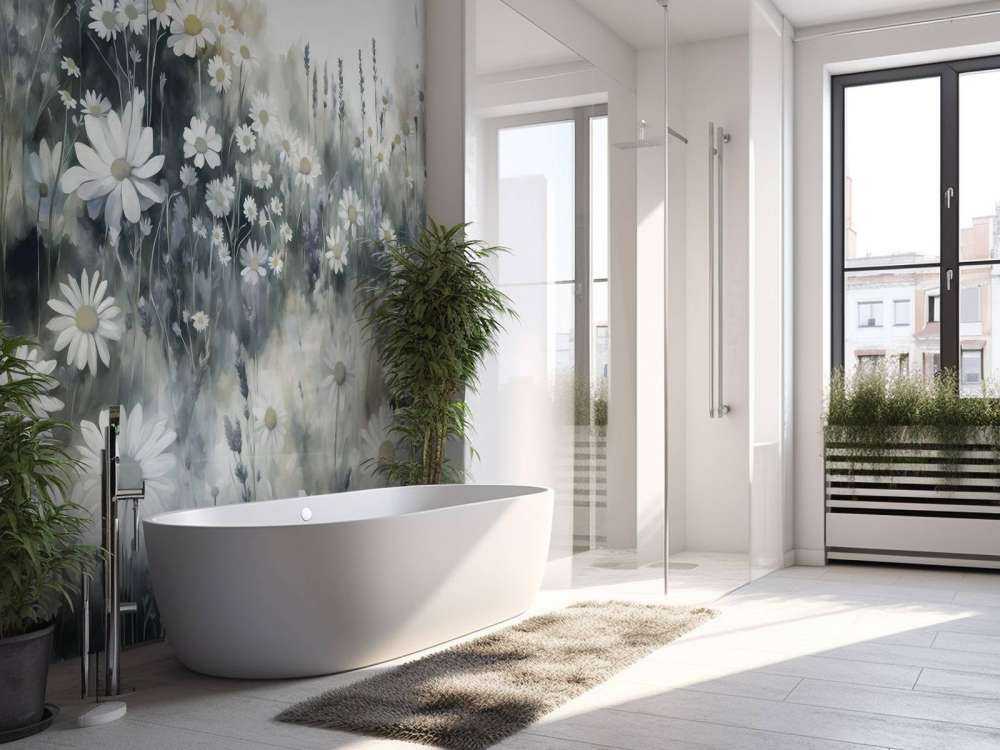 Quiet Daisies Meadow Green